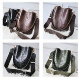 Crocodile Cross-body Bag For Women