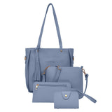 4 Pcs Strap Women Fashion Bag