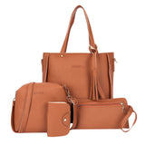 4 Pcs Strap Women Fashion Bag