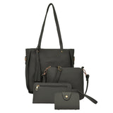 4 Pcs Strap Women Fashion Bag