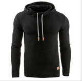 Men Long-Sleeved Slim Hoodie