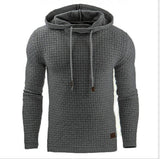 Men Long-Sleeved Slim Hoodie