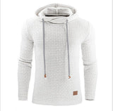Men Long-Sleeved Slim Hoodie