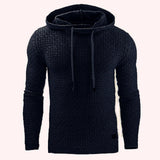 Men Long-Sleeved Slim Hoodie