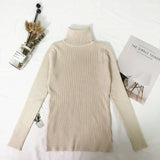 Turtleneck Women Thin Pullover Jumper