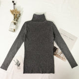 Turtleneck Women Thin Pullover Jumper