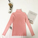 Turtleneck Women Thin Pullover Jumper