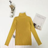 Turtleneck Women Thin Pullover Jumper