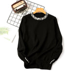 Women Beaded Elegant Sweater