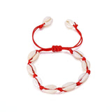 Gold Color Cowrie Shell Bracelets for Women