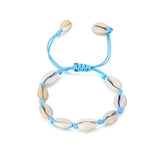 Gold Color Cowrie Shell Bracelets for Women