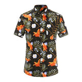 Summer Short Sleeve Hawaiian Shirt