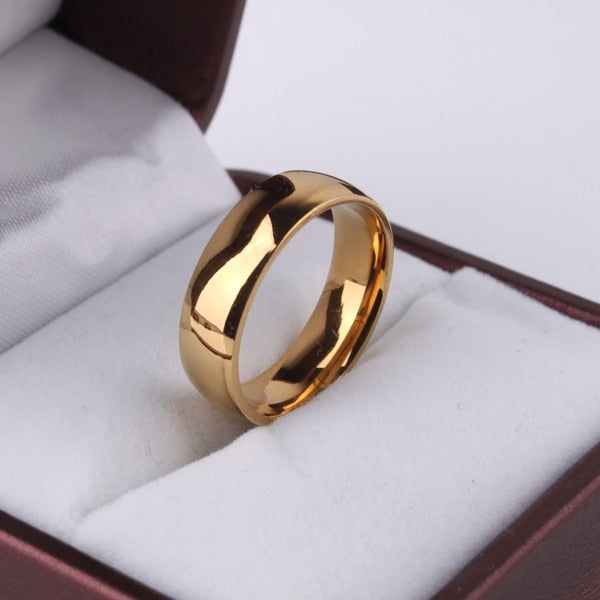 Engrave Logo Light Version Gold Color Ring