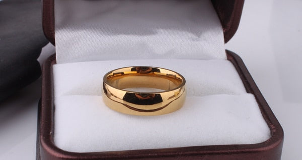 Engrave Logo Light Version Gold Color Ring