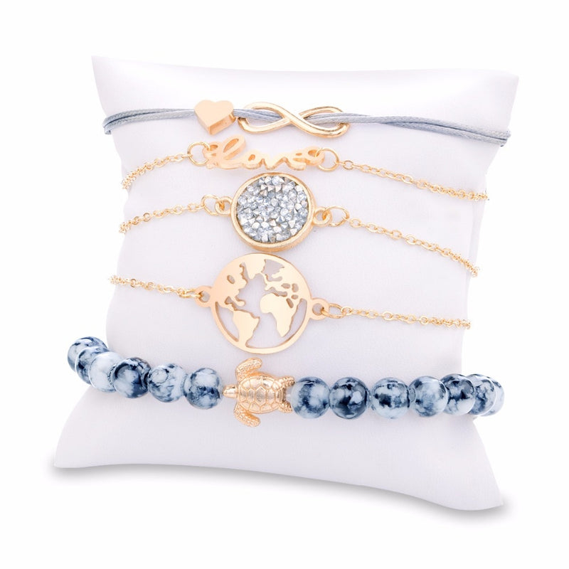 Turtle Charm Bracelet Bangles For Women