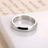 4mm Metal Round Wedding Ring