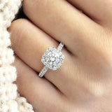 Zircon Crystal  Zinc Alloy Women Ring