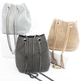 Luxury Diamond Small Satin Party Bag