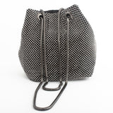 Luxury Diamond Small Satin Party Bag