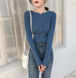 Autumn Elegant Buttons Casual Ladies Dress