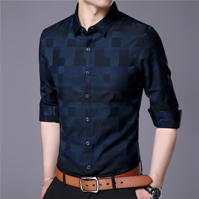 Men Business Casual Shirt