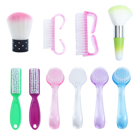 1 Pc Plastic Manicure Pedicure Brush