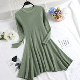 Women Long Sleeve Dress Sweater