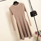 Women Long Sleeve Dress Sweater
