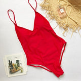 Sling Backless One Piece Swimsuit