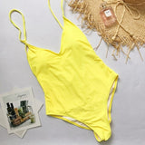 Sling Backless One Piece Swimsuit