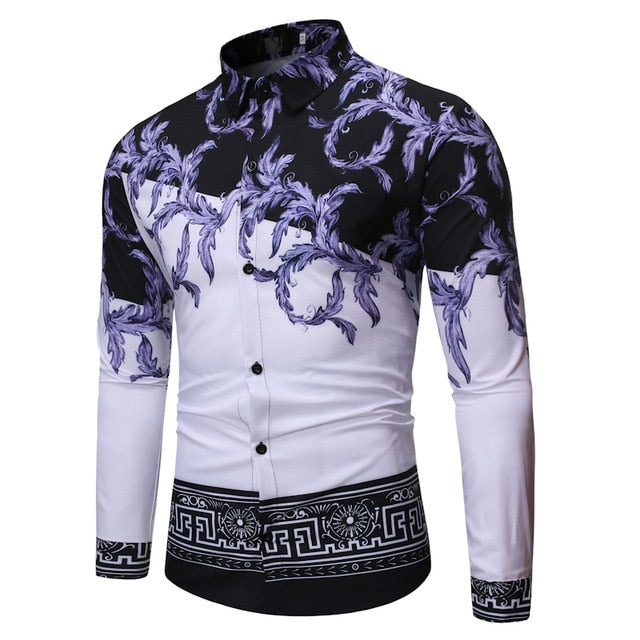 Fashion Luxury Royal Shirt Korean Style