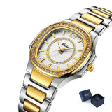 Women Fashion Diamond Quartz Watch