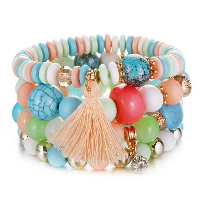 Crystal Bead Bracelet For Women