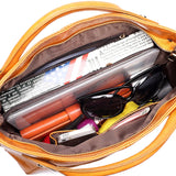 Women Oil Wax Leather Shoulder Bag