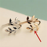 Charms Two colors Olive Tree Open Ring