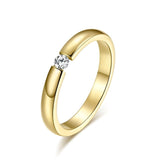 Stainless Steel Elegant Women Ring