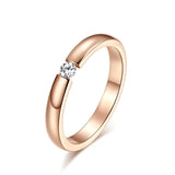 Stainless Steel Elegant Women Ring