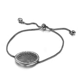 Crystal Gold Charm Bracelets Bangle For Women