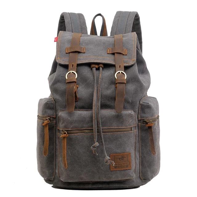 Vintage Canvas Travel Laptop Backpack