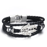 Vintage Playing Cards Braided Bracelet