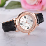 Rhinestone Alloy Analog Quartz Watch