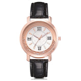 Rhinestone Alloy Analog Quartz Watch