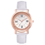 Rhinestone Alloy Analog Quartz Watch