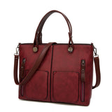Vintage PU Leather Women Bag