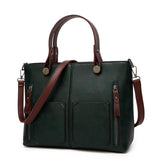 Vintage PU Leather Women Bag