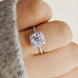 Zircon Crystal  Zinc Alloy Women Ring