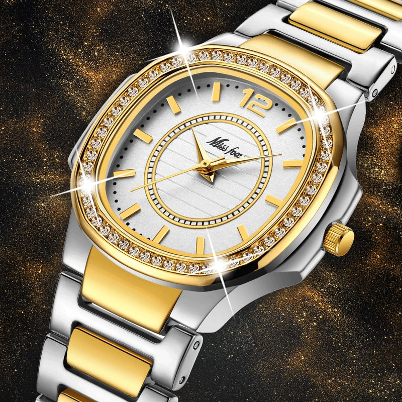 Women Fashion Diamond Quartz Watch