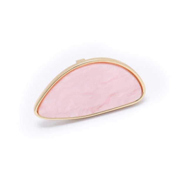 Acetate Plate Adjustable Ring Oval Shape Ring