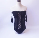 Strapless Hand Knitted Women Swimwear