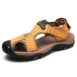 Genuine Leather Men Sandals